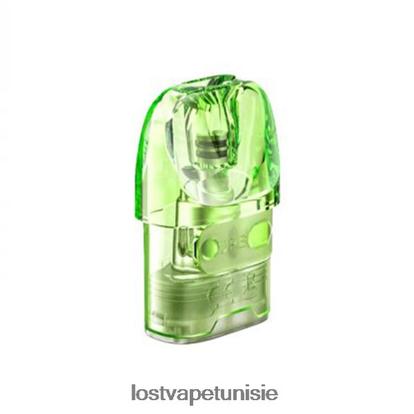 Lost Vape URSA dosettes de remplacement - Lost Vape near me Tunisie 040BBB213 vert (cartouche à dosettes vide de 2,5 ml)