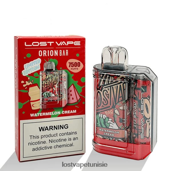 Lost Vape Orion barre jetable | 7500 bouffées | 18 ml | 50 mg - Lost Vape price 040BBB99 crème de pastèque