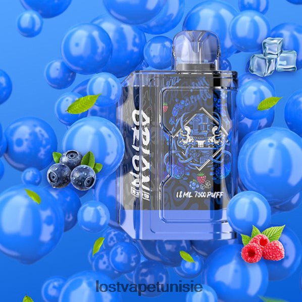 Lost Vape Orion barre jetable | 7500 bouffées | 18 ml | 50 mg - Lost Vape prix Tunisie 040BBB82 glace bleue